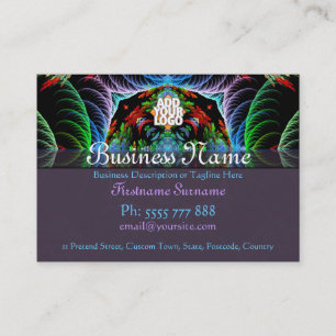 Tarjeta De Visita Fractal Mandala Arts Big Business