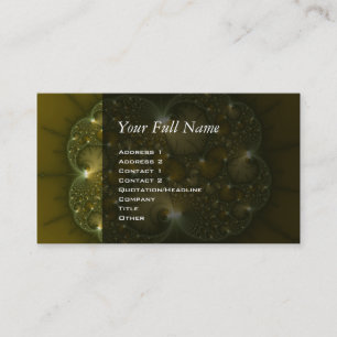 Tarjeta De Visita Fractales De Gro Fácil
