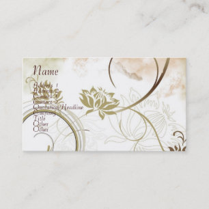 Tarjeta De Visita Fractales - personalizar