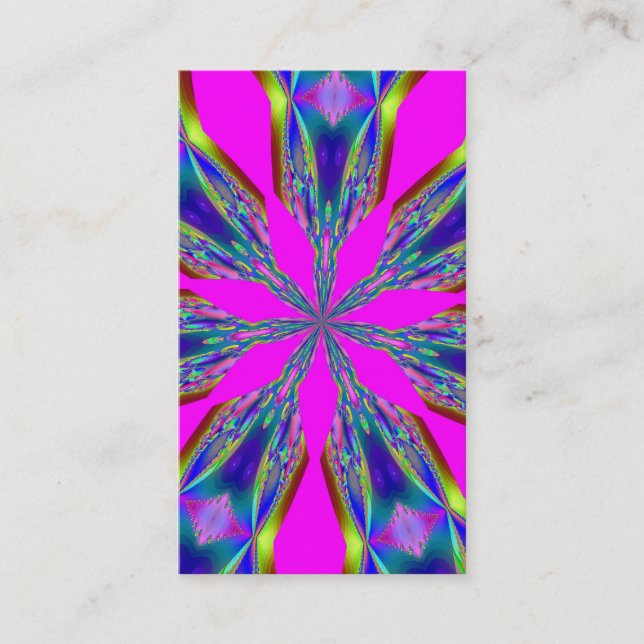 Tarjeta De Visita Fractalscopio 40 (Anverso)