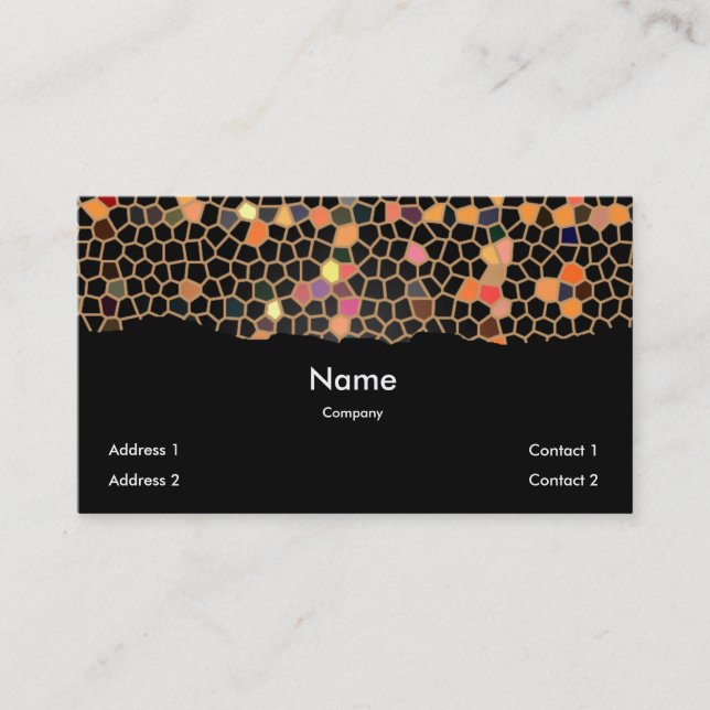 Tarjeta De Visita Fractura del techo de cristal #3 (Anverso)