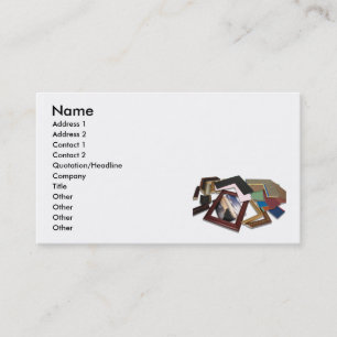 Tarjeta De Visita FramingDecisionCard, nombre, dirección 1,