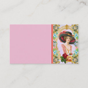 Tarjeta de visita francesa vintage