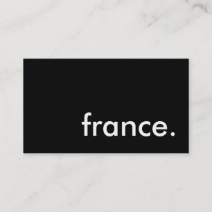 Tarjeta De Visita francia.