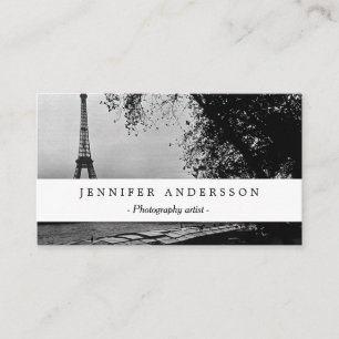 Tarjeta De Visita Francia vintage París torre Eiffel puesta de sol