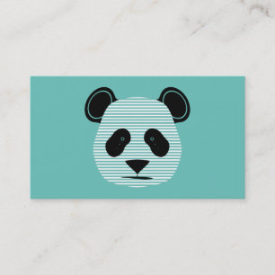Tarjeta De Visita franjas pandas