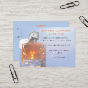 Tarjeta De Visita Frasco de Perfume de Tienda/Fabricante/Diseño