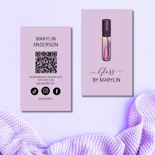 Tarjeta De Visita Frasco Gótico Gloss Gloss Pequeño