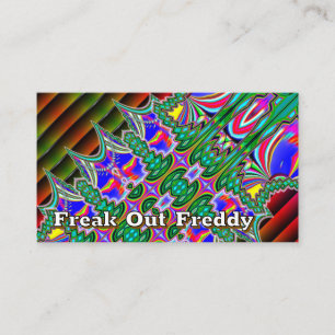 Tarjeta De Visita Freak Out Freddy ( puedes cambiar las palabras )