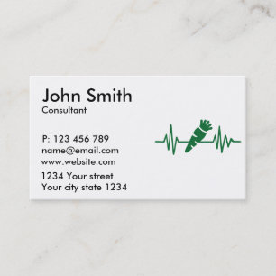 Tarjeta De Visita Frecuencia vegetal