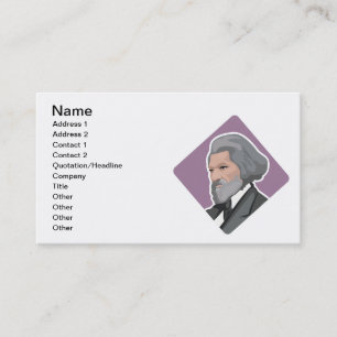 Tarjeta De Visita Frederick Douglass