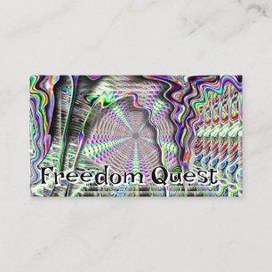 Tarjeta De Visita Freedom Quest ( puedes cambiar las palabras )