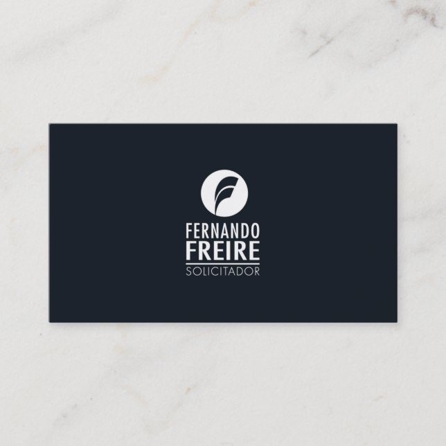 Tarjeta De Visita Freire de Fernando del negocio (Anverso)