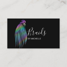 Frenador de pelo holográfico moderno, trenzas, tre