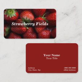 Tarjeta De Visita Fresa