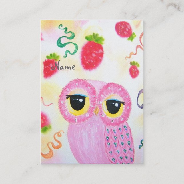 Tarjeta De Visita Fresa de la fresa (Anverso)