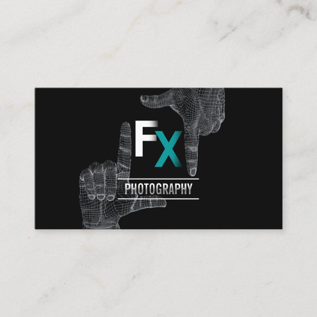 Tarjeta de visita fresca de la fotografía del (Anverso)