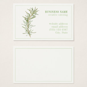 Tarjeta de visita FRESH ROSEMARY Oceana