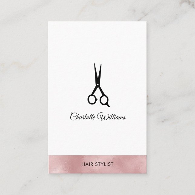 Tarjeta De Visita Friseur Visitenkarte moderno (Anverso)