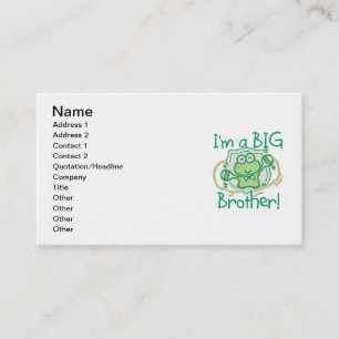 Tarjeta De Visita Frog Big Brother