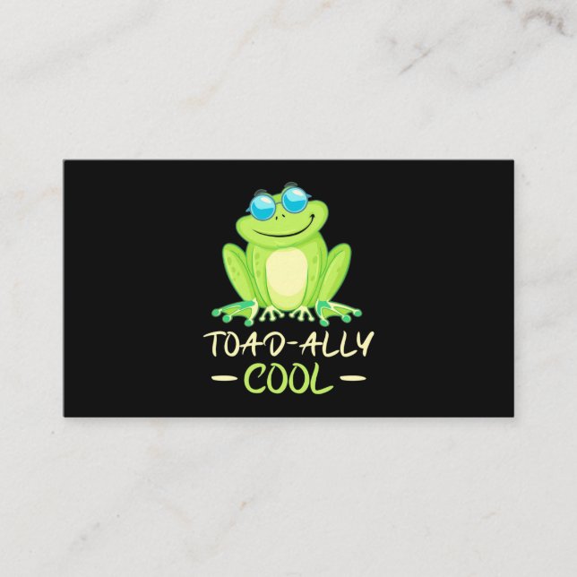 Tarjeta De Visita Frog Toadally Guay (Anverso)