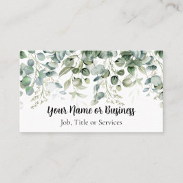 Tarjeta De Visita Frontera Eucalyptus