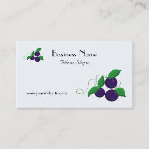 Tarjeta De Visita Fruta de Arándano
