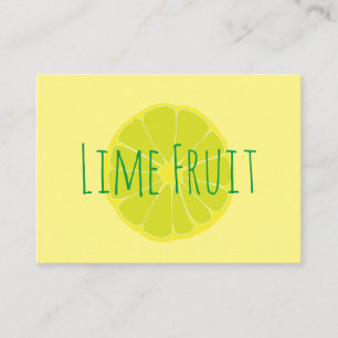 Tarjeta De Visita Fruta de Lima
