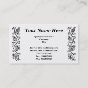 Tarjeta De Visita Fruta del vino