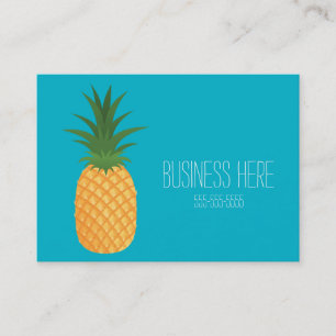 Tarjeta De Visita Fruta gráfica de Piña Tropical De Estilo Moderno