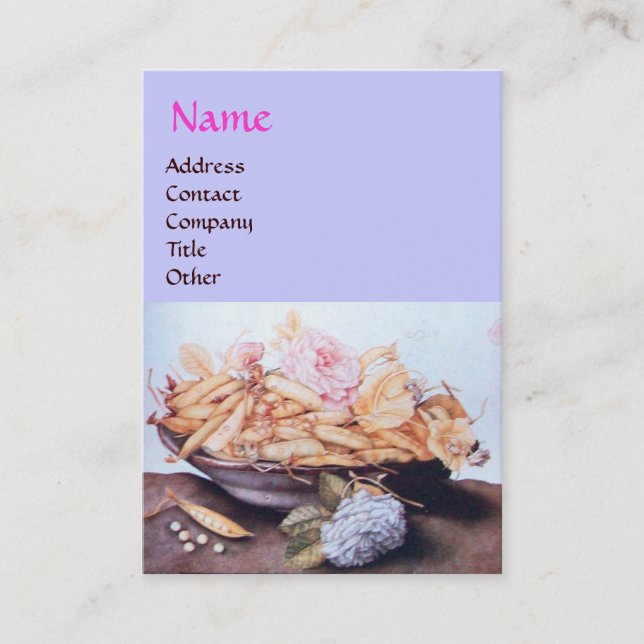 TARJETA DE VISITA FRUTAS DE TEMPORADA 6 - BRAZOS Y ROSAS (Anverso)