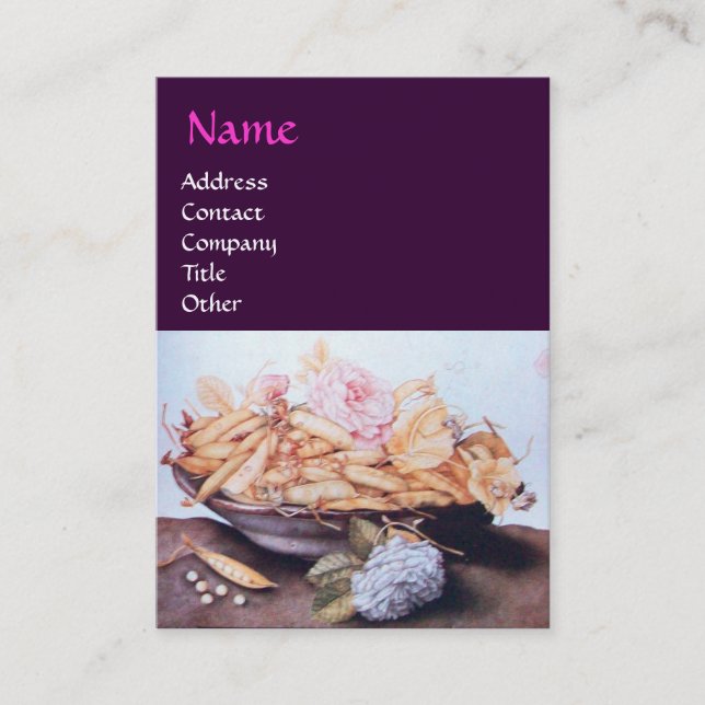 TARJETA DE VISITA FRUTAS DE TEMPORADA 6 - BRAZOS Y ROSAS (Anverso)