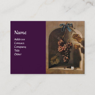 Tarjeta De Visita FRUTAS DE TEMPORADA - PROSPERIDAD, amarillo verde 