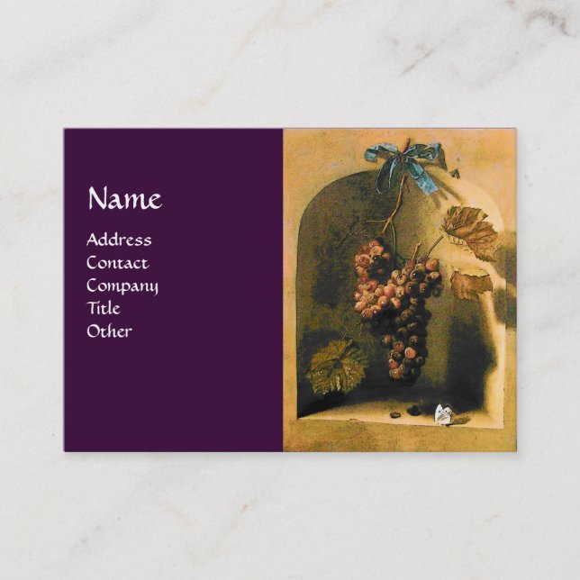 Tarjeta De Visita FRUTAS DE TEMPORADA - PROSPERIDAD, amarillo verde  (Anverso)