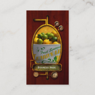 Tarjeta De Visita Frutas - Limones - Cuando la vida te da limones