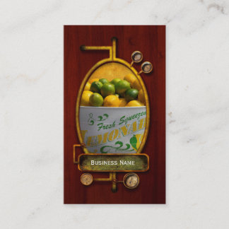 Tarjeta De Visita Frutas - Limones - Cuando la vida te da limones