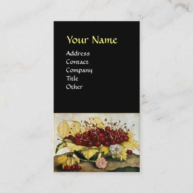 TARJETA DE VISITA FRUTAS Y CARNES DE TEMPORADA (Anverso)