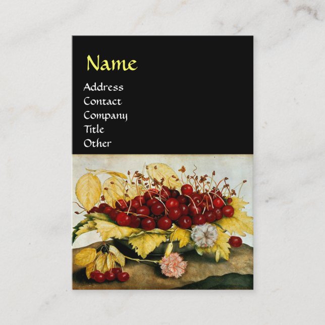 TARJETA DE VISITA FRUTAS Y CARNES DE TEMPORADA (Anverso)