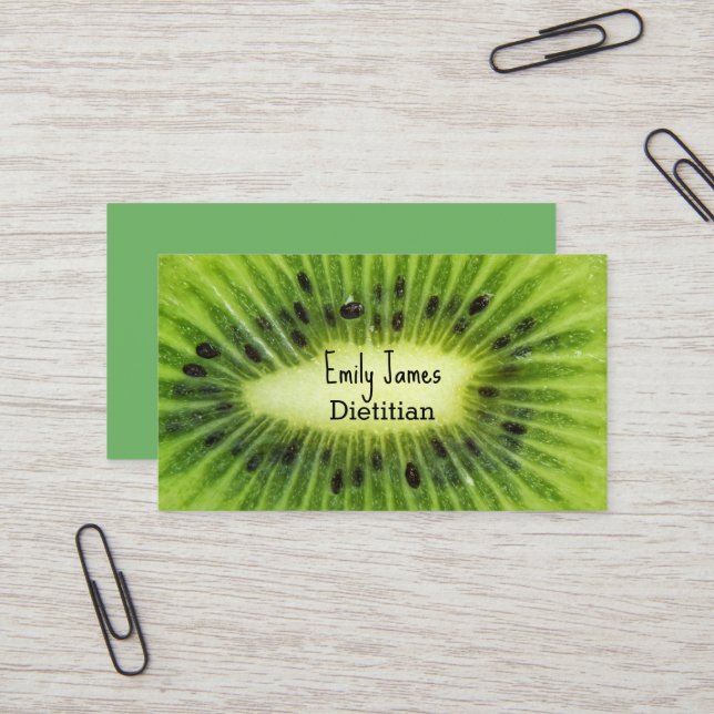 Tarjeta De Visita Fruto verde (Anverso/Reverso In Situ)