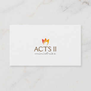 Tarjeta De Visita Fuego de llamas (naranja a las llamas rojas)