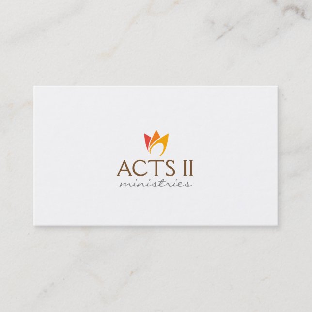 Tarjeta De Visita Fuego de llamas (naranja a las llamas rojas) (Anverso)