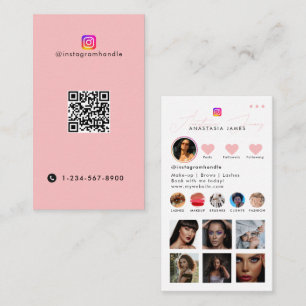 Tarjeta De Visita Fuente de fotos de influencias Medios sociales Cód