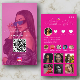 Tarjeta De Visita Fuente de fotos de influencias Medios sociales Cód