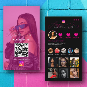 Tarjeta De Visita Fuente de fotos de influencias Medios sociales Cód