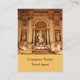 Tarjeta De Visita Fuente del Trevi