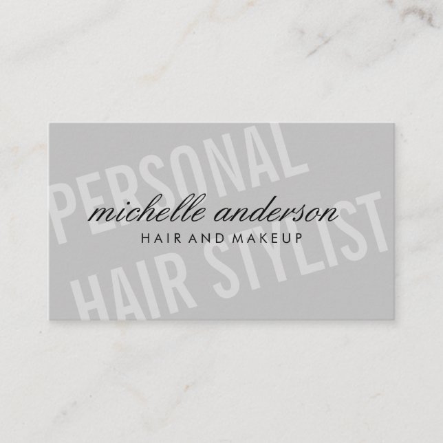 Tarjeta De Visita Fuente grande / dinámica (Anverso)