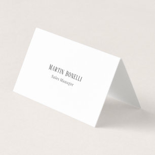 Tarjeta De Visita Fuente Serif Clásica Simple Profesional Lino