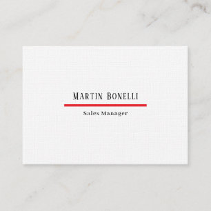 Tarjeta De Visita Fuente Serif Clásica Simple Profesional Lino
