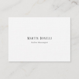 Tarjeta De Visita Fuente Serif Clásica Simple Profesional Lino