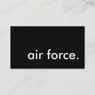 Tarjeta De Visita fuerza aérea.